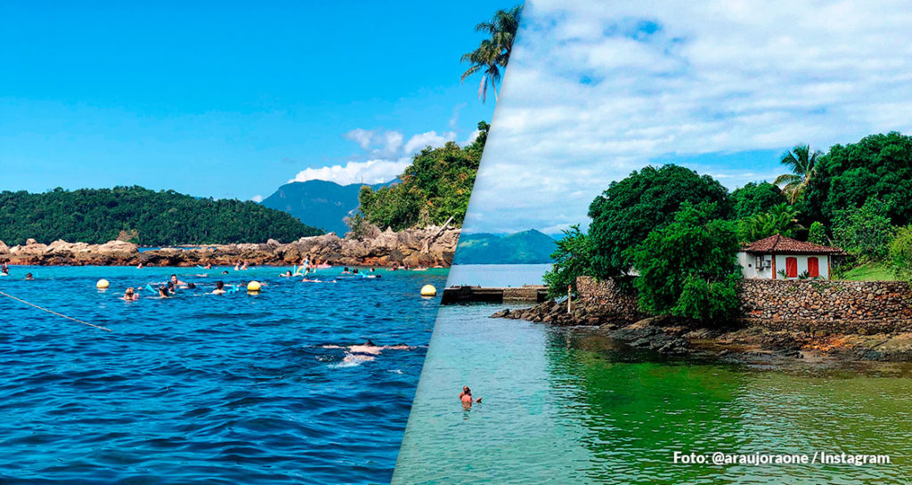 Passeio das ilhas paradisíacas: Ilha Cataguás, Ilha Botinas, Praia do Dentista e Praia da Piedade