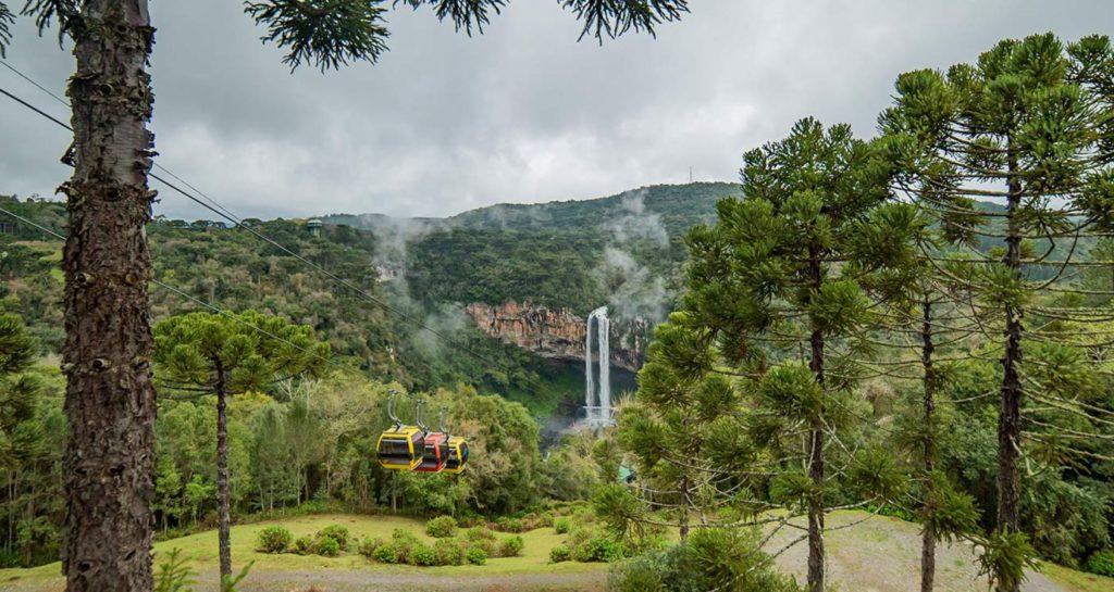 Bondinhos Aéreos Parques Da Serra na região de Gramado e Canela
