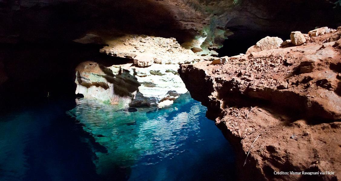 Grutas e cavernas no Brasil: Caverna do Poço Azul
